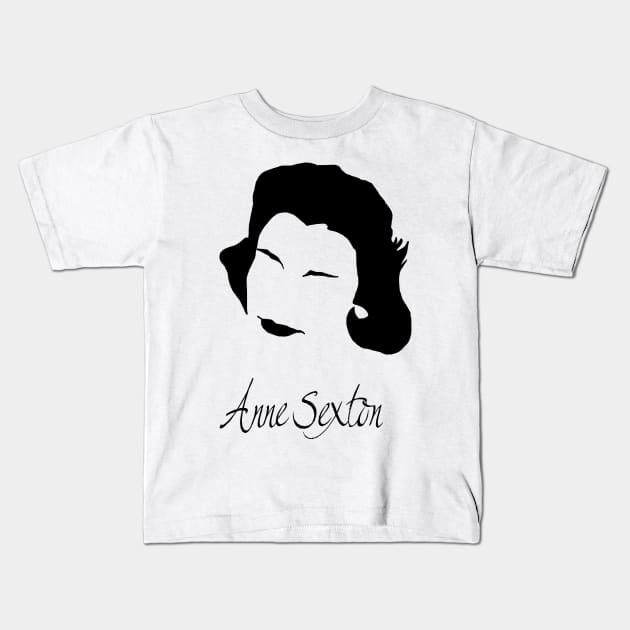 Anne The Poet Kids T-Shirt by PoetandChef